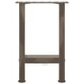 Miniatyrbilde 5 av 10: vidaXL Salongbordben naturstål 2 stk 38 x (42-43) cm stål