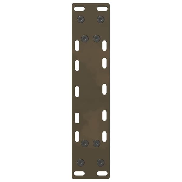 vidaXL Salongbordben naturstål 2 stk 38 x (42-43) cm stål