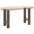 Miniatyrbilde 8 av 10: vidaXL Salongbordben naturstål 2 stk 38 x (42-43) cm stål