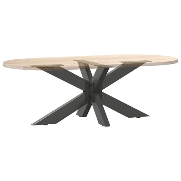 vidaXL Salongbordben edderkopp form antrasitt 98x58x(42-43) cm stål