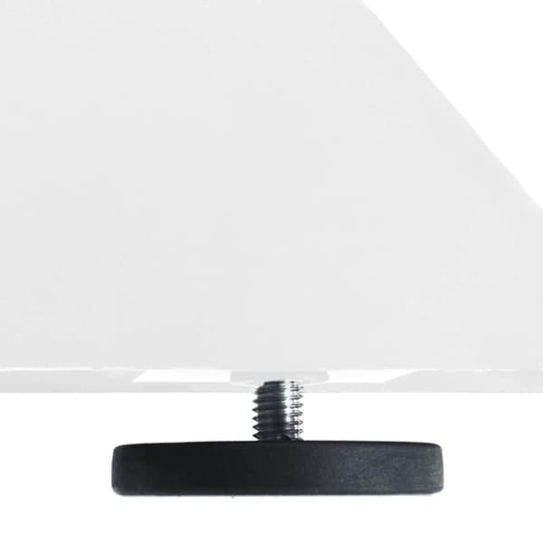 vidaXL Salongbordben edderkoppformet hvit 98x58x(42-43) cm stål