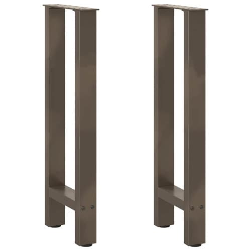 Soffbordsben naturstål 2 st 28x(72-73) cm stål