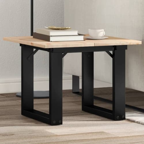Bordsben för soffbord O-ram 40x40x33 cm stål