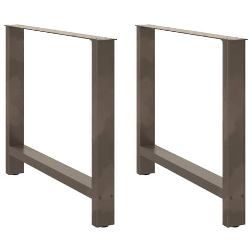 Soffbordsben naturstål 2 st 90x(72-73) cm stål