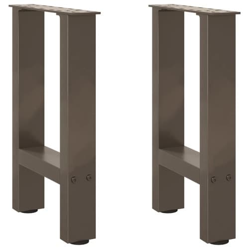 Soffbordsben naturstål 2 st 28x(42-43) cm stål