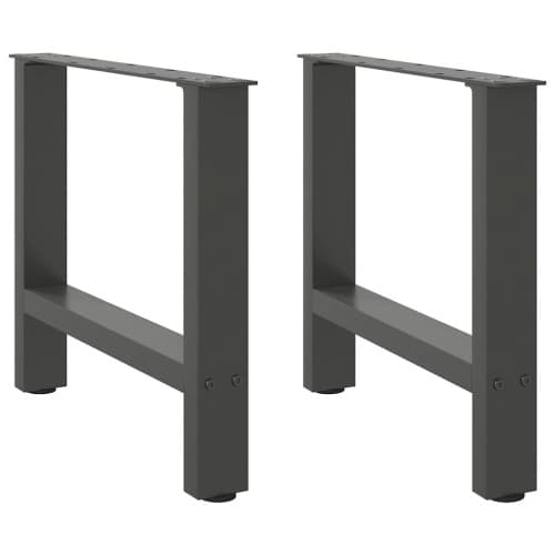 Soffbordsben antracit 2 st 60x(42-43) cm stål