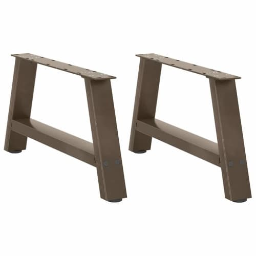 Soffbordsben A-formade 2 st 70x(30-31) cm stål
