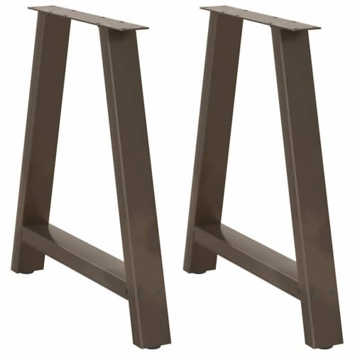 Soffbordsben A-formade 2 st 80x(72-73) cm stål