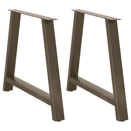 Soffbordsben A-formade 2 st 100x(72-73) cm stål