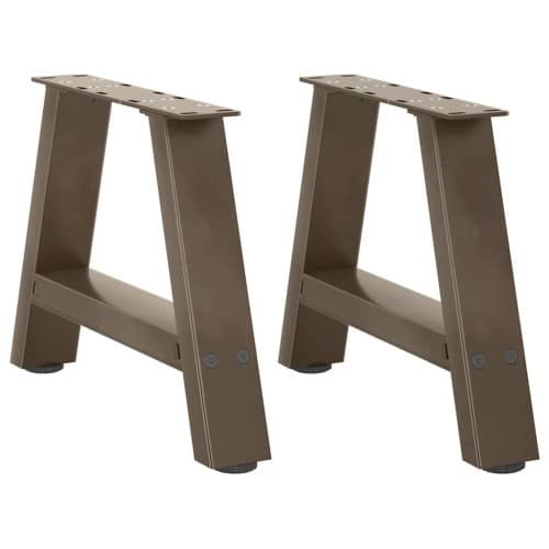 Soffbordsben A-formade 2 st 30x(30-31) cm stål