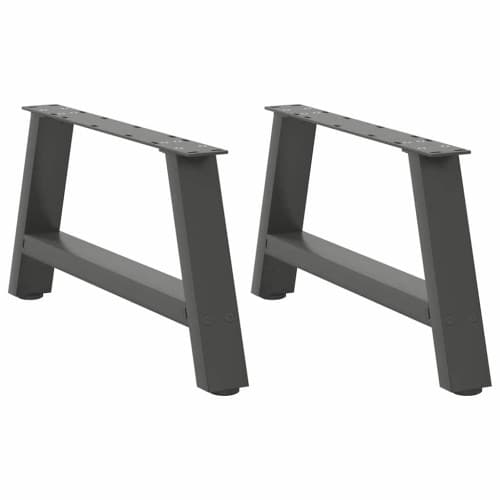 Soffbordsben A-formade 2 st antracit 60x(30-31) cm stål