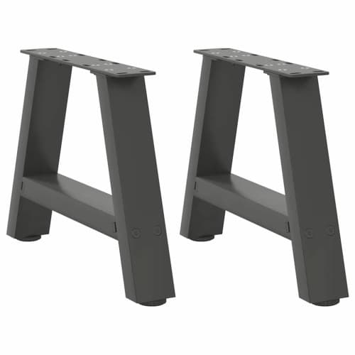 Soffbordsben A-formade 2 st antracit 40x(30-31) cm stål