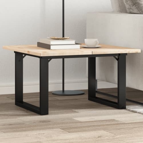 Bordsben för soffbord O-ram 60x40x38 cm stål