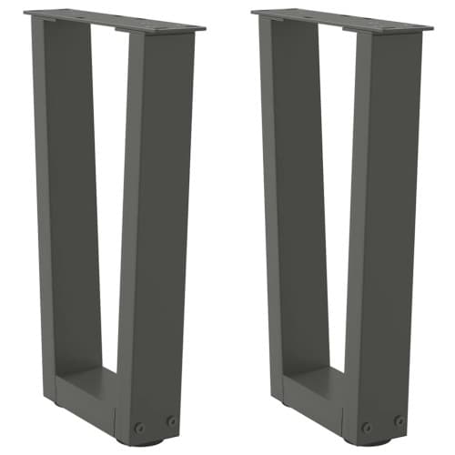 Soffbordsben V-formade 2 st antracit 28x(42-43,3) cm stål