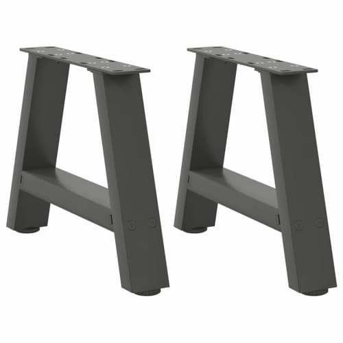 Soffbordsben A-formade 2 st antracit 50x(30-31) cm stål
