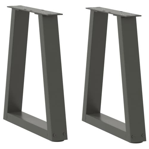Soffbordsben V-formade 2 st antracit 28x(42-43,3) cm stål
