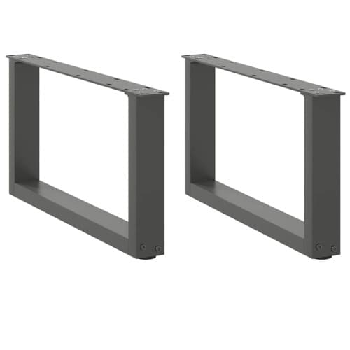 Soffbordsben U-formade 2 st antracit 70x(30-31) cm stål
