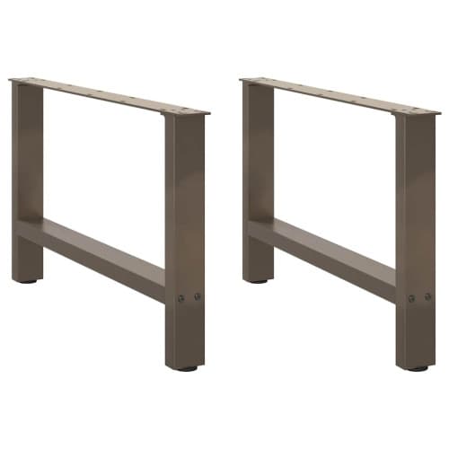 Soffbordsben naturstål 2 st 70x(42-43) cm stål
