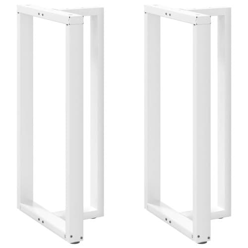 Barbordsben T-formad 2 st vit 60x35x(110-111) cm stål