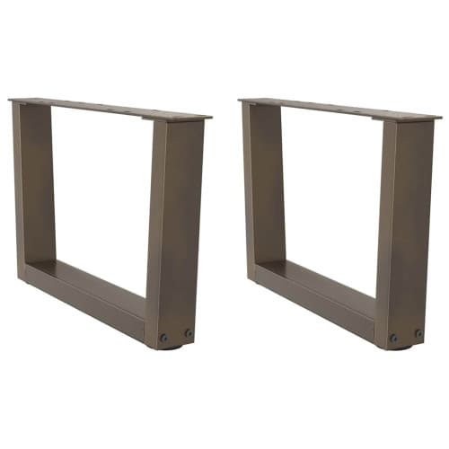 Soffbordsben V-formade 2 st naturstål 60x(30-31,3) cm stål