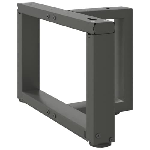 Soffbordsben T-formade 2 st antracit 50x25x(30-31) cm stål