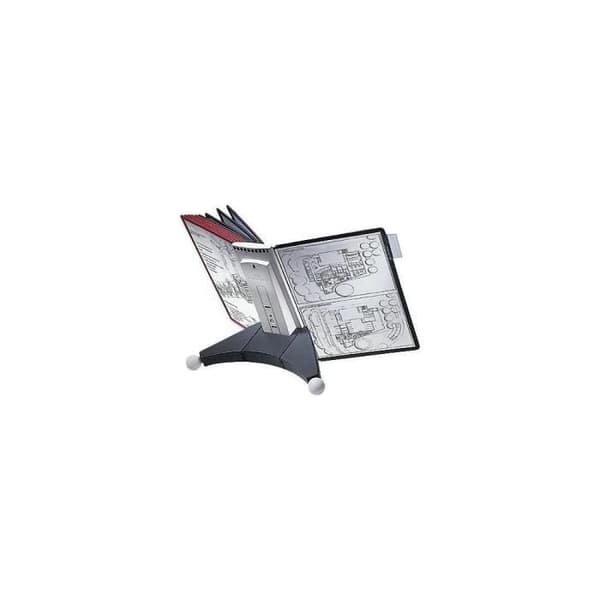 Bordsunderrede - DURABLE - 10 5632-00 - Bordsdisplay med 10 st DIN A4-fickor