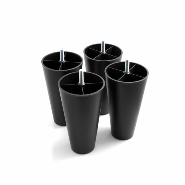Design61 möbelben Set med 4 möbelben - Skruva fast - 150 mm