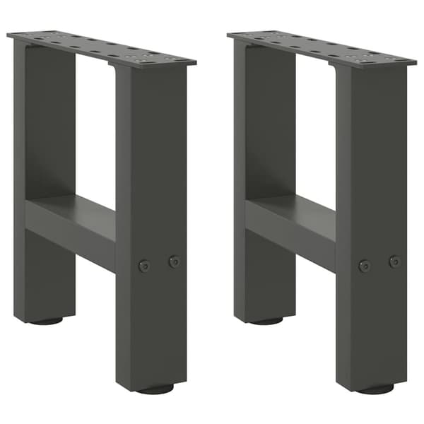 Soffbordsben antracit 2 st 30x(30-31) cm stål