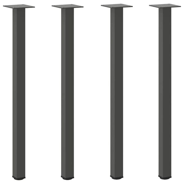 Soffbordsben 4 st antracit 72-74 cm stål