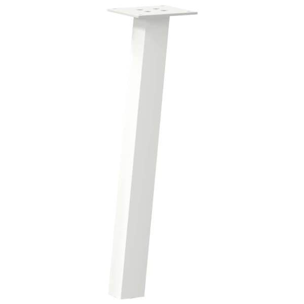 Soffbordsben 4 st vit 30 cm stål