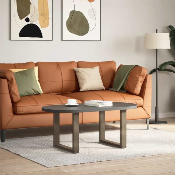 Soffbordsben U-formade 2 st naturstål 50x(42-43) cm stål