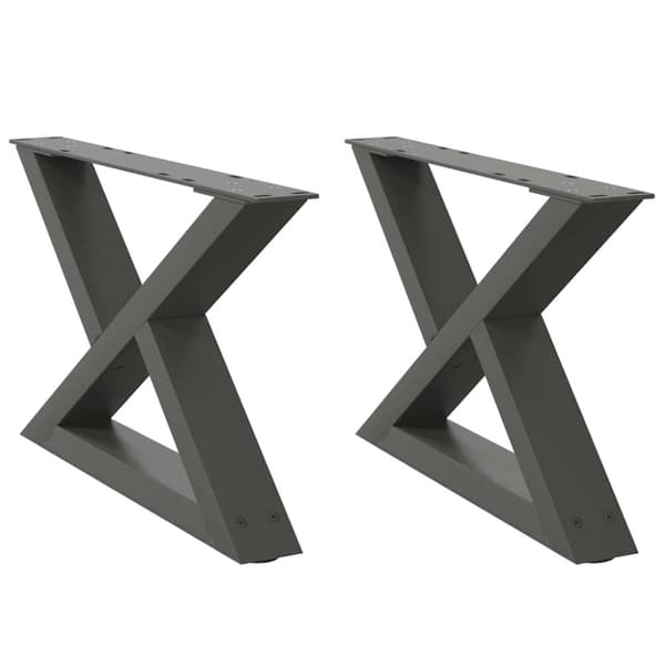 Soffbordsben 2 st antracit 60x(30-31,3) cm stål