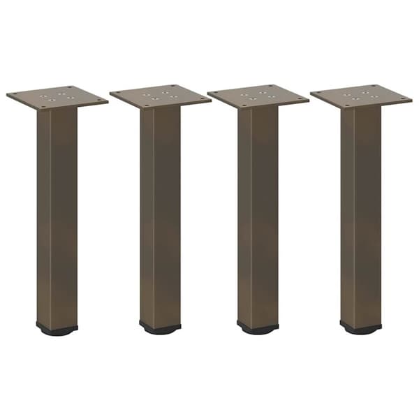 Soffbordsben 4 st naturstål 42-44 cm stål