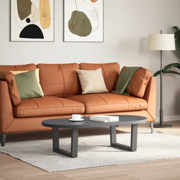 Matbordsben V-formade 2 st antracit 60x(30-31,3) cm stål