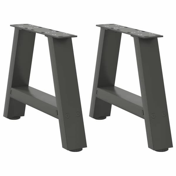 Soffbordsben A-formade 2 st antracit 30x(30-31) cm stål