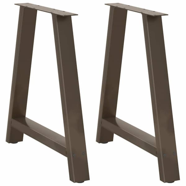 Soffbordsben A-formade 2 st 80x(72-73) cm stål