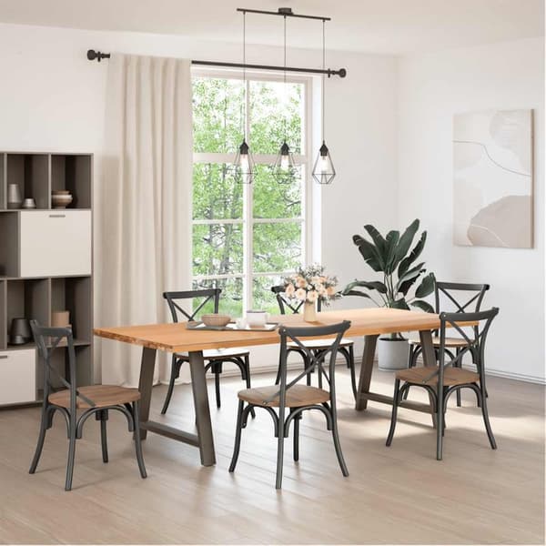 Soffbordsben A-formade 2 st 100x(72-73) cm stål