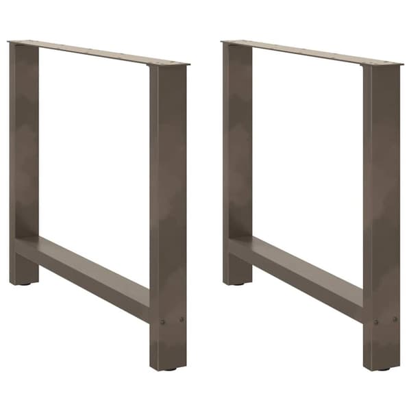 Soffbordsben naturstål 2 st 90x(72-73) cm stål