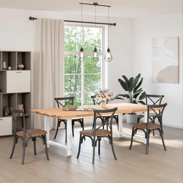 Soffbordsben vit 2 st 100x(72-73) cm stål