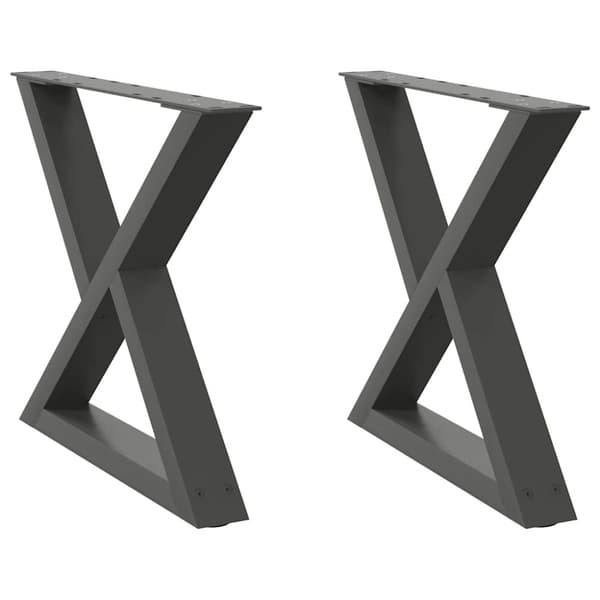 Soffbordsben 2 st antracit 60x(42-43,3) cm stål