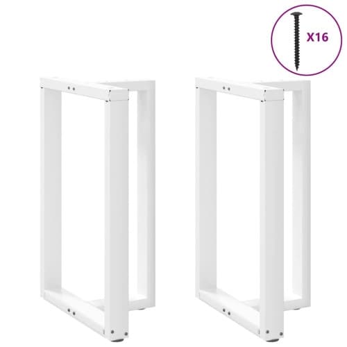 Barbordsben T-formade 2 st vita 60x35x(90-91) cm stål