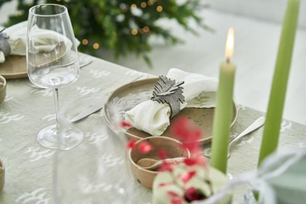 Julservettringar JULGRAN, filt, 6 st. Ø 5 cm