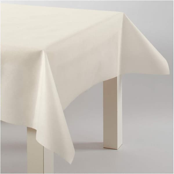 Duk av imiterat tyg - Creme 10 meter - Bredd: 125 cm