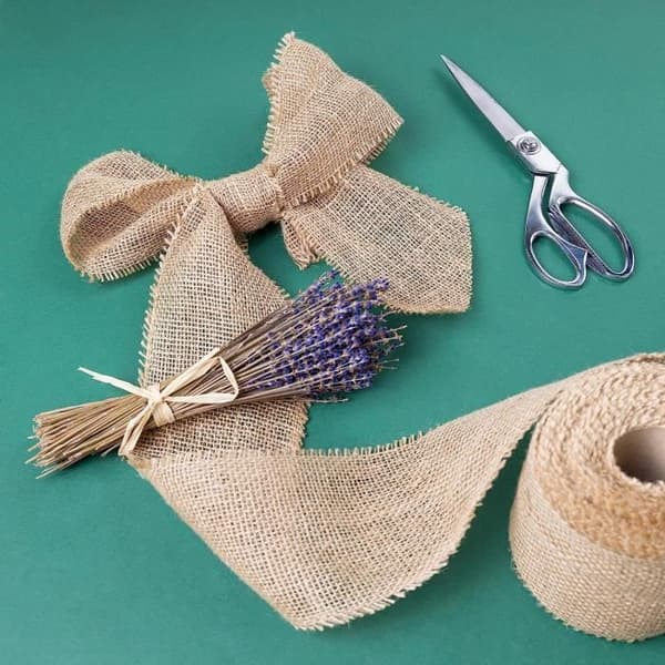Jute Bordslöpare - Creative Deco - 10cm x 10m Beige - Julbröllopsdekoration