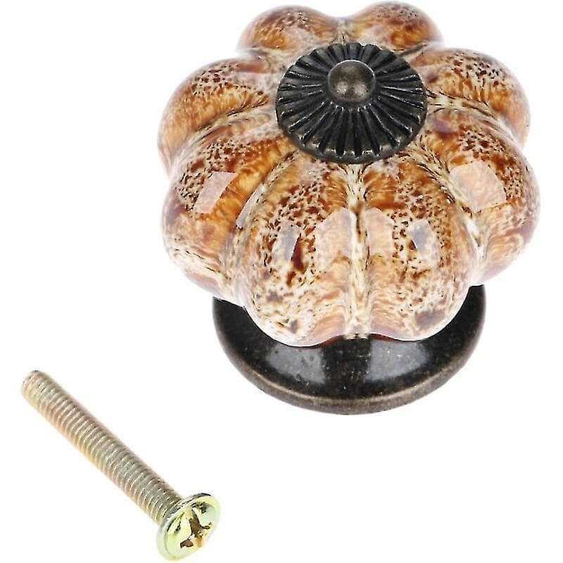 Pumpa Antik Keramisk Dörrknopp För Skåp 3st