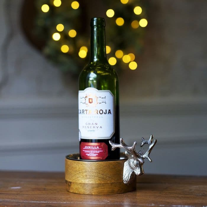 Huntsmen Stag head bottle coaster, Culinary concepts