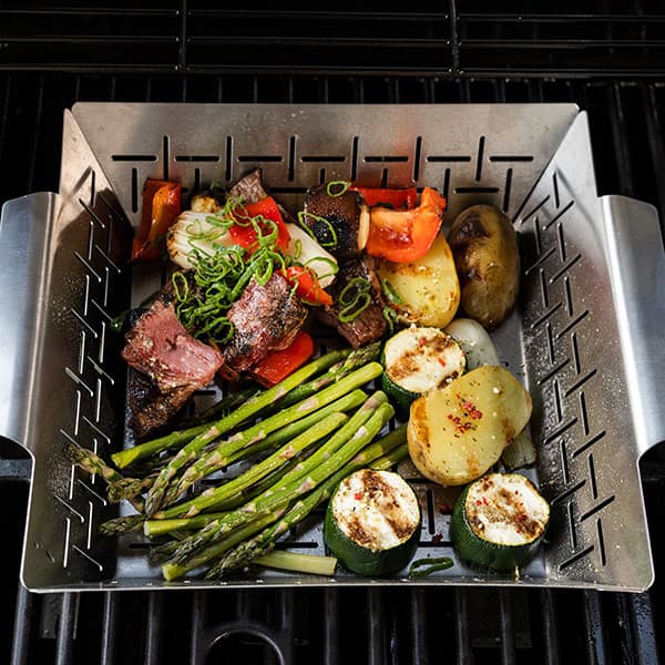 Anton Oliver grillkorg, rostfritt stål