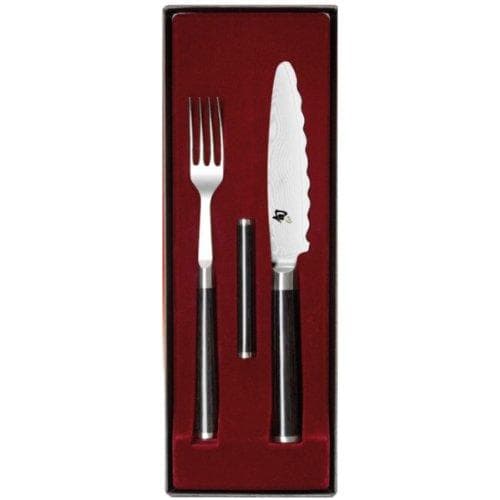 KAI Shun Bestick 3-st gaffel, kniv, knivstöd