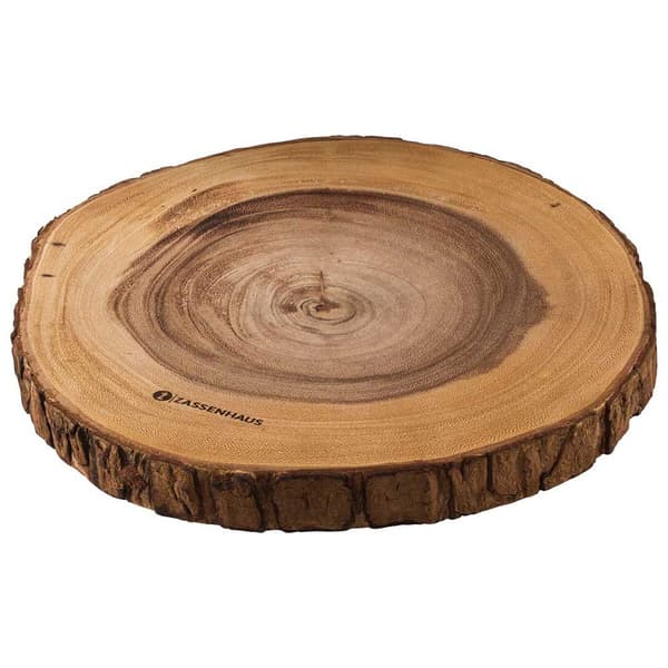 Zassenhaus Serverings Tallerken I Træ 59090 32x2.5 Cm Brun