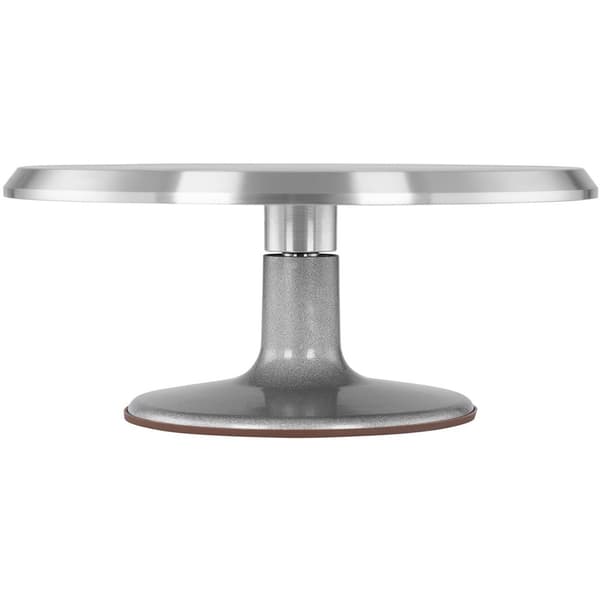 Tårtställ för kakor, kex, roterande, aluminiumdiameter. 31 cm